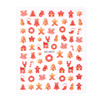 Autocollants 3D pour ongles, motif de Noël, 5D-0037