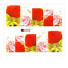 Adhesivos de agua para uñas con motivos florales, hoja de 6,5 x 5,5 cm para 10 dedos, n.º A074