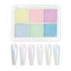 Nagellackpulver mit Spiegeleffekt, 6er-Set Molly Nails Nr. 8