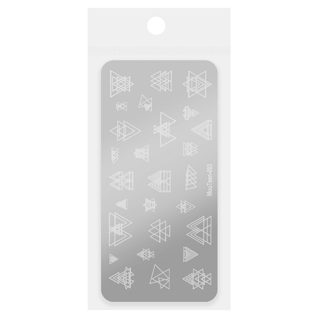 Placa para sellos con motivos Mouteen n.º 003