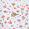 Selbstklebende 5D-Nagelaufkleber mit Blumenmotiv SD-1513 MollyNails
