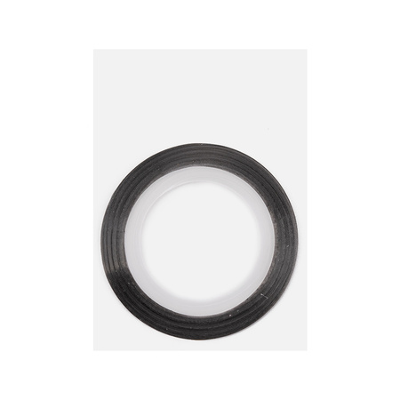 Nitka tasiemka do zdobień krążek black Nr 5