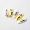 3D self-adhesive glitter Easter nail stickers BLE 1054D