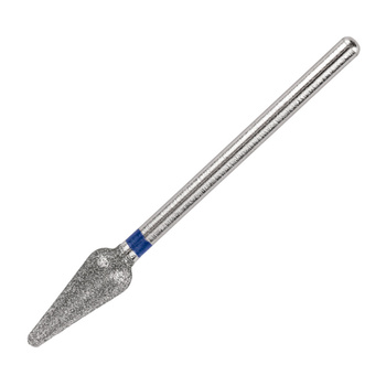 Medium blue pear-shaped diamond bit