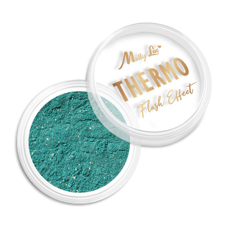 Polvo para uñas Thermo Flash Effect MollyLac 0,5 g N.º 9
