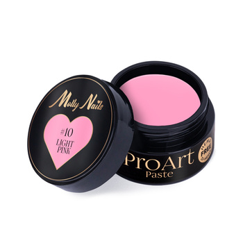 Паста для декорування ProArt Paste Molly Nails Light Pink без HEMA/Di-HEMA, 5 г, № 10