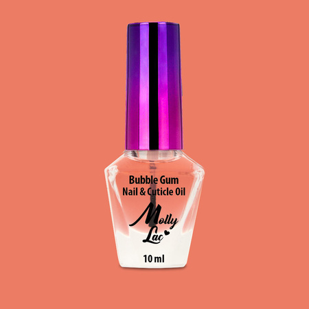 Bubble Gum Nagelhaut- und Nagelöl von MollyLac, 10 ml
