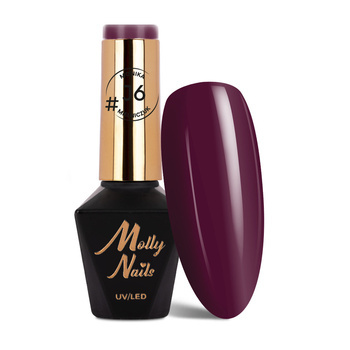Гібридний лак Molly Nails Juicy від Моніки Мельнічук, без HEMA/Di-HEMA, 8 г, № J6