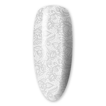 Nageltransferfolie 80 cm, Weiß, Nr. 12