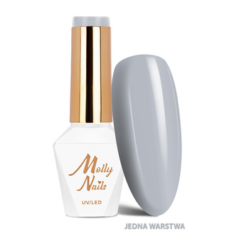 Molly Nails Glamour Women Luxury Grey HEMA/Di-HEMA-freier Hybridlack 8 g Nr. 6