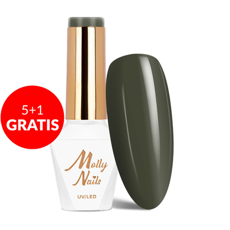 5+1 free Molly Nails Pure Nature Nature Wild Forest HEMA/Di-HEMA Free Hybrid Nail Polish 8g No. 108
