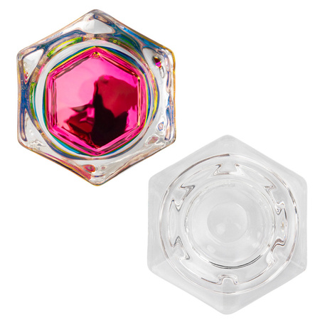 Petit pot en verre avec couvercle pour e-liquide, nettoyant pour henné n° 2
