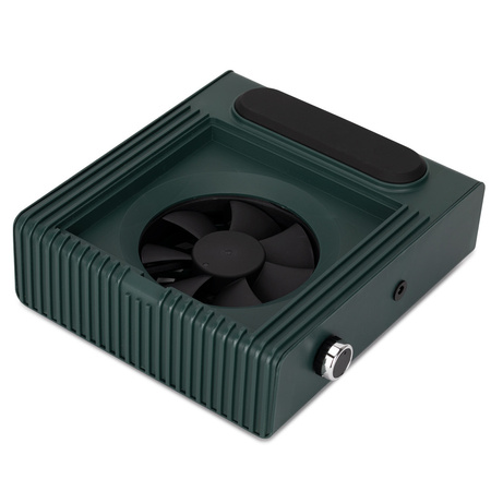No Name 80W Cassette-Style Dust Collector, 1-Fan, Green, Model 858-1