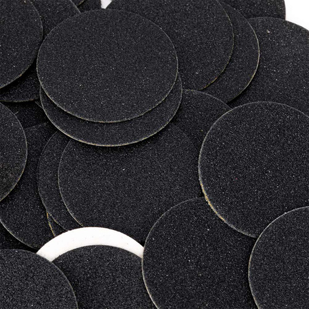 Abrasive caps, replaceable discs, 240 grit, for PodoDisk, size L, 25 mm, 50 pcs.
