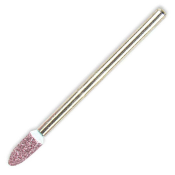 Fraise ovale en pierre rose n° 8