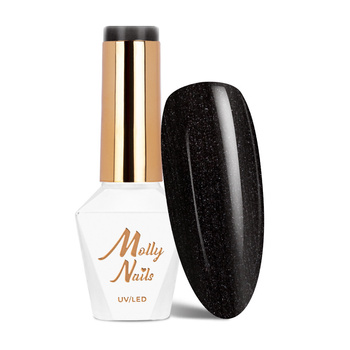 Esmalte híbrido Molly Nails Elite Women Night Princess sin HEMA ni Di-HEMA, 8 g, n.º 46