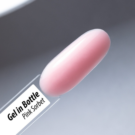 Gel polish in a bottle with a brush Gel in Bottle Molly Nails Pro Salon Pink Sorbet HEMA/Di-HEMA Free 15g