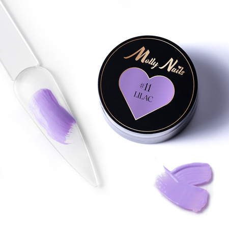 Pasta do zdobień ProArt Paste Molly Nails Lilac HEMA/Di-HEMA Free 5g Nr 11