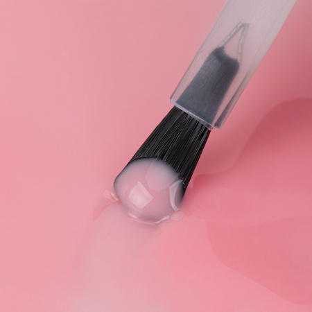 Aufbaugel in der Flasche mit Pinsel „Gel in Bottle“ von Molly Nails Pro Salon, Pink Sorbet, HEMA/Di-HEMA-frei, 15 g