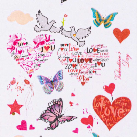 Transferfolie Lovley Time 100 cm Nr. 3