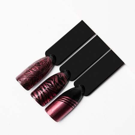 Лак для штампів та стемпінгу Molly Nails PRO Stamping Red Chrome № 10, 10 мл