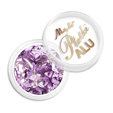 Poudre pour ongles métallique MollyLac, paillettes d'aluminium, 0,2 g, n° 15