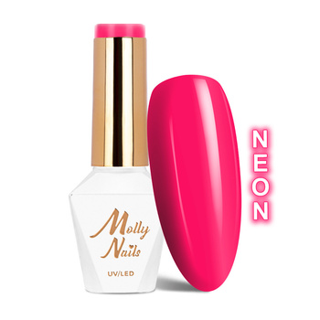 Vernis hybride Molly Nails Inspired by you Temptress Neon sans HEMA/Di-HEMA, 8 g, n° 52