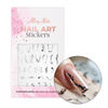Selbstklebende Nagelaufkleber, Muster TH-1106 von Molly Nails