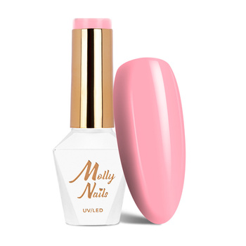 Esmalte híbrido Molly Nails Delicate Woman Girly sin HEMA ni Di-HEMA, 8 g, n.º 66