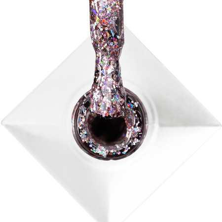 Smalto ibrido Molly Nails Crushed Diamonds Pardon My Glam! Senza HEMA/Di-HEMA 8 g N. 532