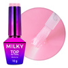 Top Milky MollyNails – milchig, No-Wipe, ohne Abwaschen, Milky Pink, HEMA/Di-HEMA-frei, 10 g