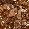 Poudre pour ongles métallique MollyLac, paillettes d'aluminium or fin, 0,2 g, n° 3