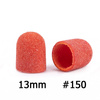 Capuchones para pedicura de 13 mm, gradación 150, 10 unidades, Fabric Podo AlleMed, naranja
