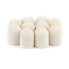 Capuchones para pedicura de 13 mm, gradación 150, 10 unidades, Fabric Podo AlleMed, blanco