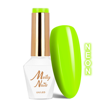 Vernis hybride Molly Nails Fancy Fashion Lemonade Neon sans HEMA/Di-HEMA, 8 g, n° 335