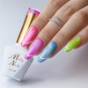 5+1gratis Lakier hybrydowy Molly Nails Neon Flashy Cat Eye HEMA Free 8g Nr 176