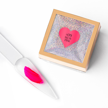 Pâte pour décorations Nail Art ProArt Paste MollyLac Neon Pink sans HEMA/Di-HEMA, 5 g, n° 9