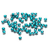 Скляні стрази для нігтів SS3 Blue Zircon, приблизно 50 шт.