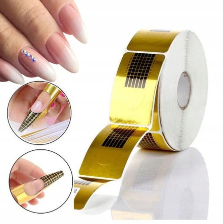 Moules étroits dorés, 500 pièces