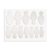 Combo-Set mit zwei Silikonformen für French-Maniküre von MollyLac, oval, 12 Stück
