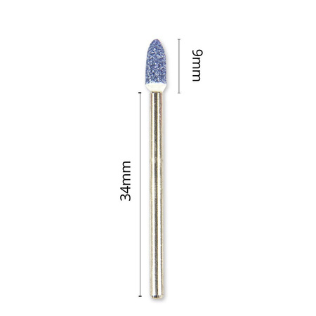 Petite fraise ovale en pierre bleue n° 8