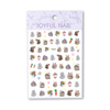 Adhesivos finos para uñas con motivos de Pascua, n.º 1423