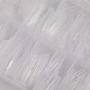 Stampi superiori dual per la ricostruzione delle unghie con graduazione Molly Nails ballerina YQ-3, 120 pezzi
