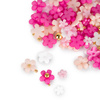 Nageldekorationen: Acrylblumen + Kugeln von Molly Nails, Farbmix, 150 Stück, Nr. 1