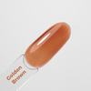 Colorful top coat without washing Crystal Glass Molly Nails Golden Brown HEMA/Di-HEMA Free 10g