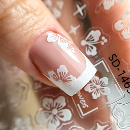 Naklejki do paznokci 5D samoprzylepne kwiaty SD-1463 Molly Nails