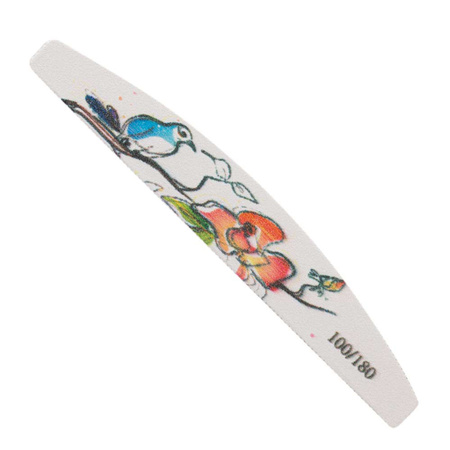 Nail File - Safe Pack: Boat and Bird Design, 100/180 Grit