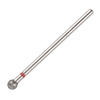 Fraise diamantée à bille de 4 mm, rouge, douce