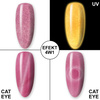 Lakier hybrydowy świecący w ciemności kocie oko MollyLac Night Glowing Sweetest Perfection HEMA/Di-HEMA Free 10g Nr 672