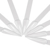 Spike tester template on a wheel for hybrid gels and powders, transparent, 50 pcs.